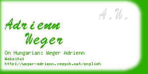 adrienn weger business card